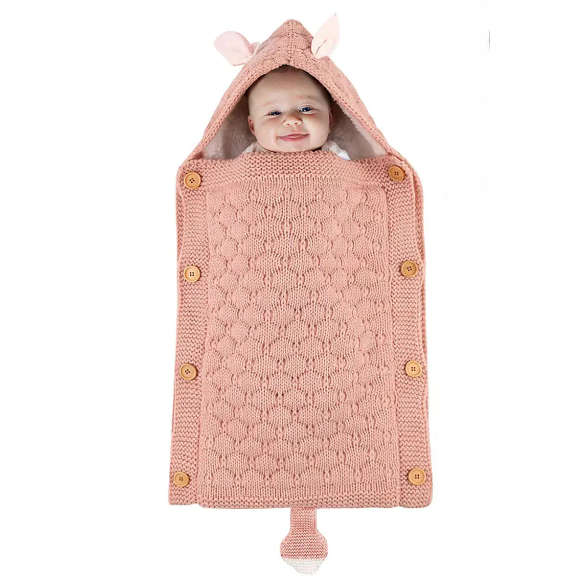 Cozy Bunny Ear Baby Wrap