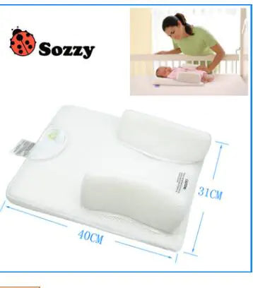 Baby Sleep Mat with Anti-Reflux & Roll Prevention – Safe Newborn Sleeping Pad with Adjustable Side Supports – CE Certified, Breathable & Comfortable