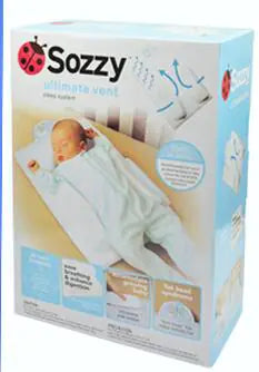 Baby Sleep Mat with Anti-Reflux & Roll Prevention – Safe Newborn Sleeping Pad with Adjustable Side Supports – CE Certified, Breathable & Comfortable