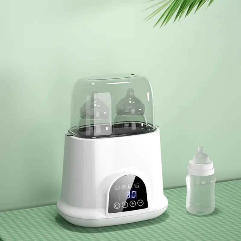 4-in-1 Baby Bottle Warmer & Sterilizer with Smart Thermostat – Milk Heater, Food Warmer & Defroster