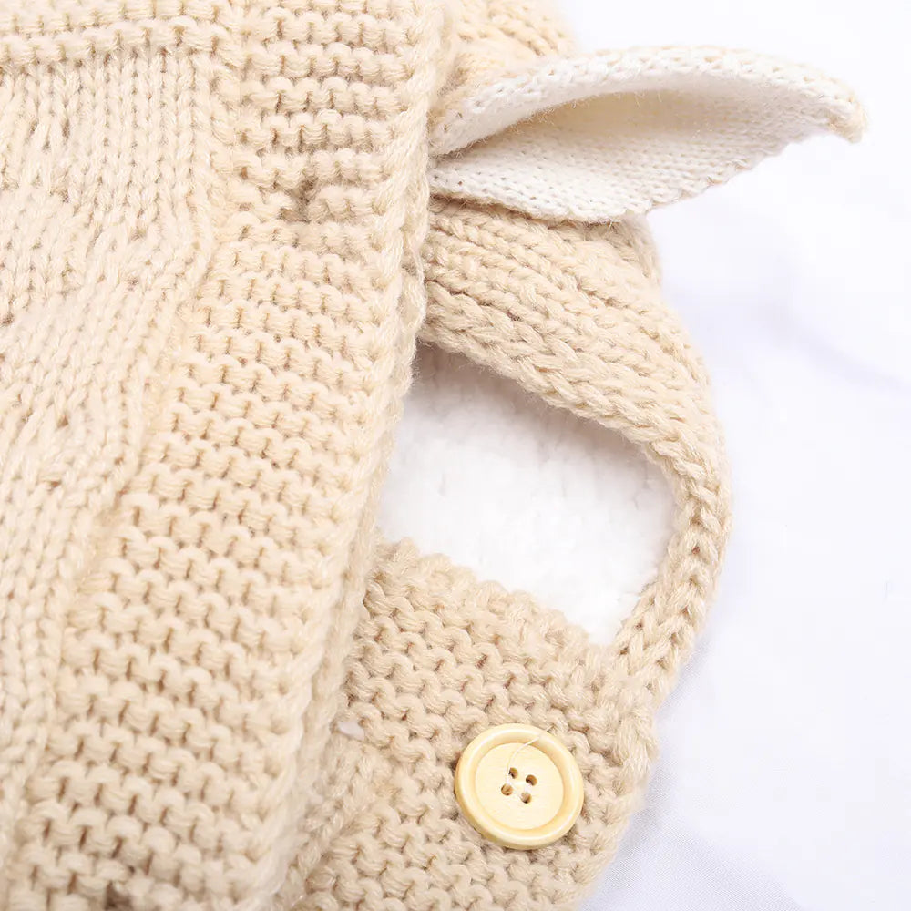 Cozy Bunny Ear Baby Wrap