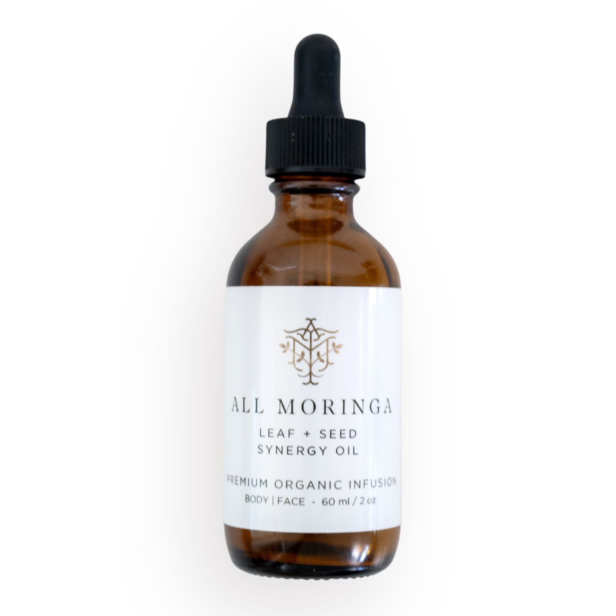 Moringa Leaf + Seed Synergy Oil – Organic Face & Body Oil for Hydration, Skin Repair & Antioxidant Protection 2oz-0