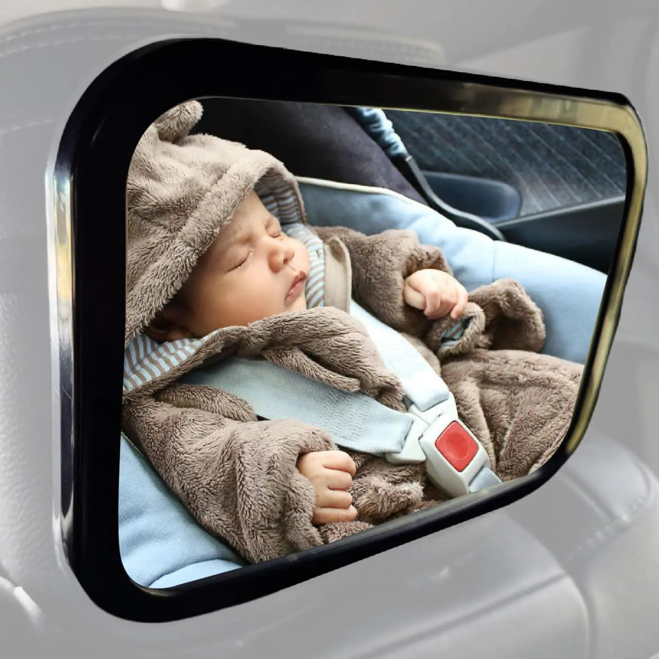 FGR04 Baby Car Mirror – 360° Adjustable Shatter-Proof Rear-Facing Car Seat Mirror for Infants | Baby Car Accessories & Essentials