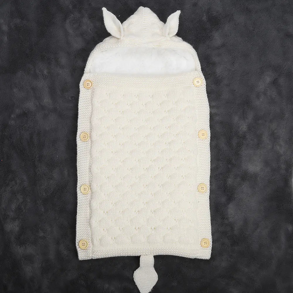 Cozy Bunny Ear Baby Wrap